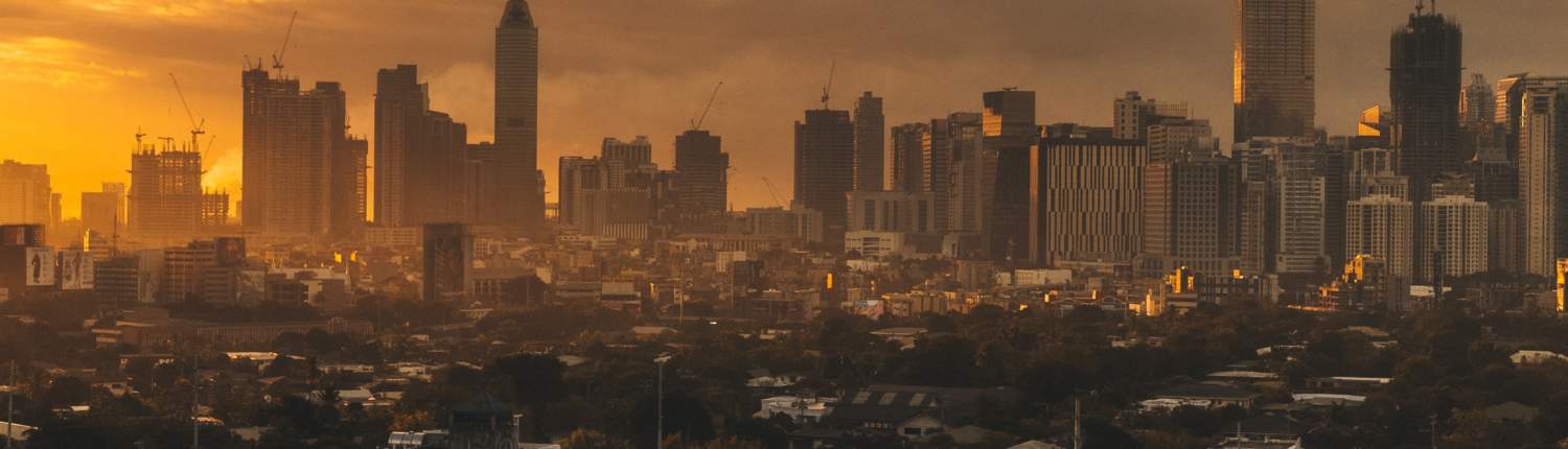 Manilla skyline. HR på Filippinene 