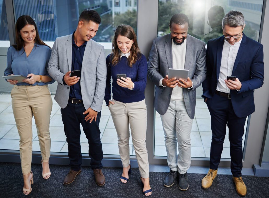 shot of a group of young businesspeople using digi 2022 09 30 22 39 59 utc 1